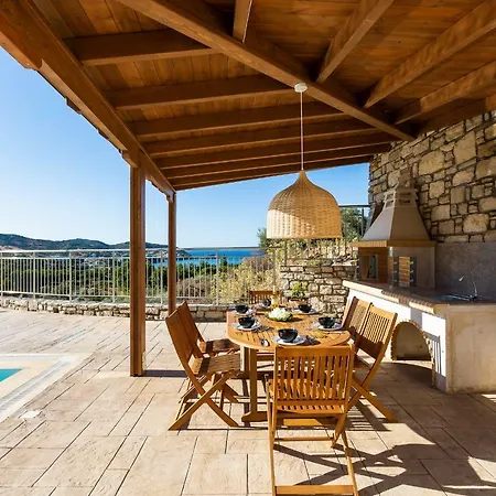 Oraia Eleni Villa, With Pool, Bbq, Playground & Seaviews, By Thinkvilla